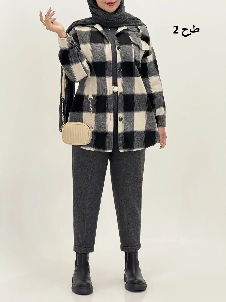 3562-شکت چهارخونه وانیل